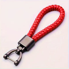 Braided Rope Keychain Jewelry Pendant Zinc Alloy Keychain