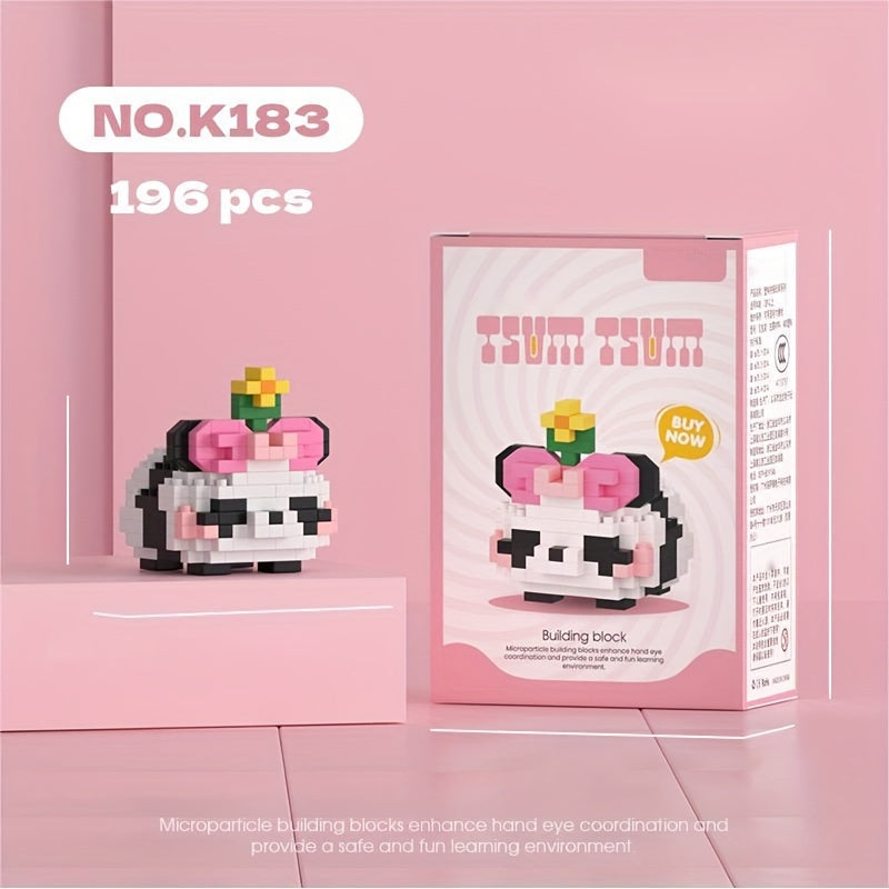 Halloween Panda Building Blocks Small Decoration Gift