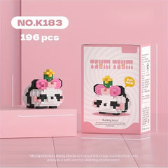 Halloween Panda Building Blocks Small Decoration Gift