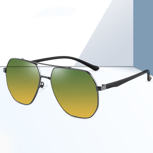 Vintage Polygon Sunglasses Polarized For Men