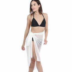 Sheer Solid Chiffon Shawl Scarf Wrap Casual Head Wrap For Summer Beach