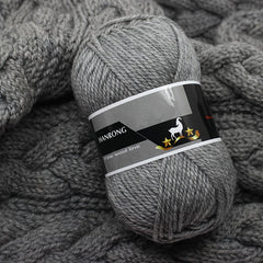 Soft Wool Yarn for Crocheting & Knitting, 60% Wool, 40% Polyester, 100g