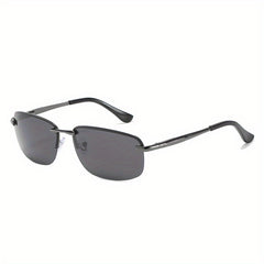 Men's Metal Frame Retro Polarized Sunglasses UV400