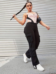 Cargo Pants Loose Fit High Waist Y2K Kpop Women's Denim Jeans