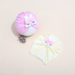 Rabbit & Bowknot Baby Turban Hat Head Wrap - Boys Girls