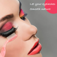 Metal Folding Eyelash Comb for Grooming Eyebrow & Eyelash