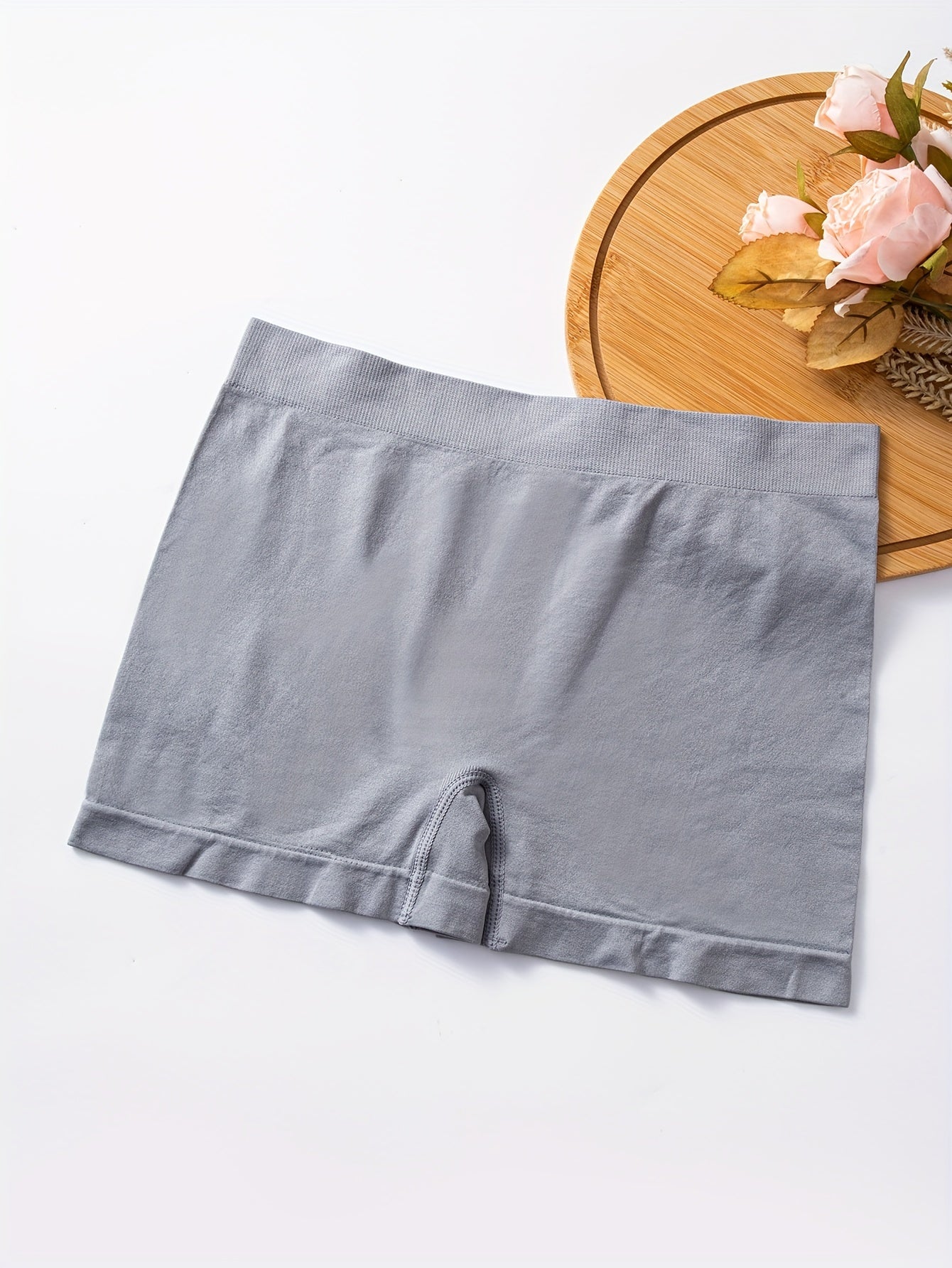 5pcs Seamless Boyshort Panties Comfortable Stretch Women's Lingerie