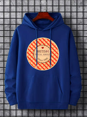 British Postal Service Print Hoodie for Men