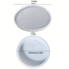 Large Round Silicone Mold For River Table Making DIY Crystal Epoxy Resin Mold