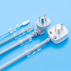 Cable Manager Wire Holder No Punching Self-adhesive Network Cable Clip