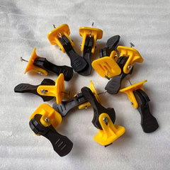 Yellow Ceramic Tile Leveling System 20pcs Bundle
