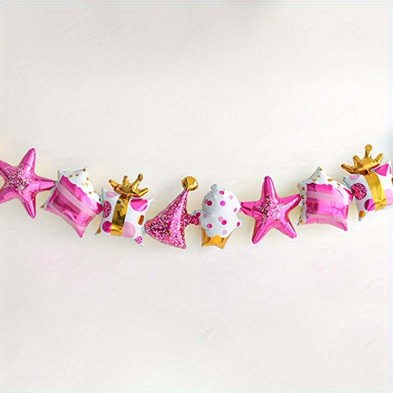 2pcs Birthday Party Decoration Balloons Accessories