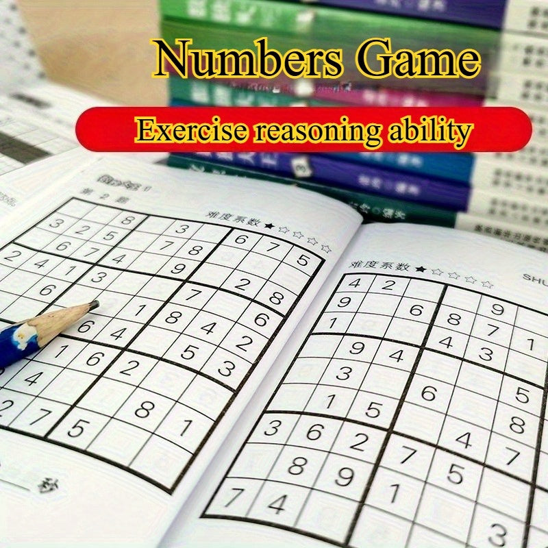 Sudoku Puzzle Game 3pcs 12pcs Enhance Logic Reasoning Skills Focus & Memory