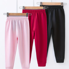 Girls Elastic Waist Sweatpants Joggers Casual Stretch Pants - Assorted Colors