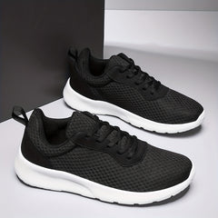 Soft Thick Bottom Mesh Breathable Flying Woven Shoes