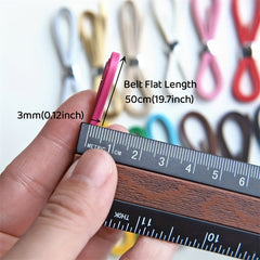 1pc 3mm Leather Straps in 13 Colors, Doll Belt Supplies