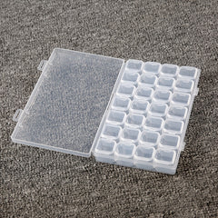 28 Grid DIY Embroidery Cross Stitch Tool Storage Box