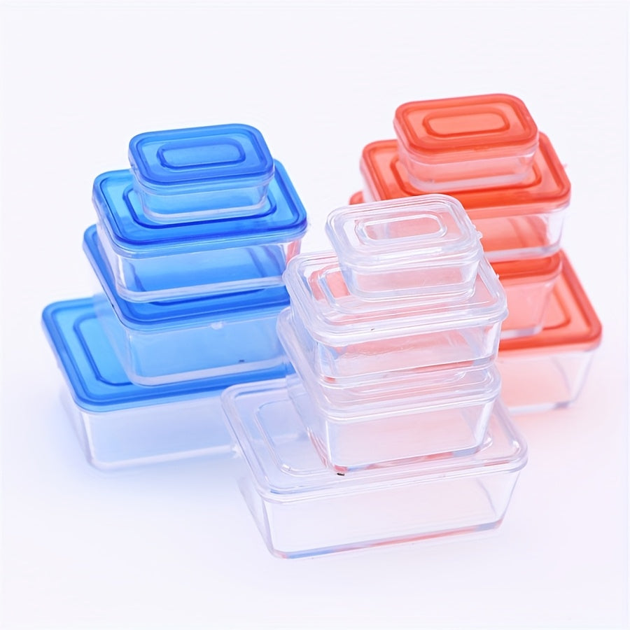 DIY Dollhouse Plastic Lunch Box Pocket Scene Collection