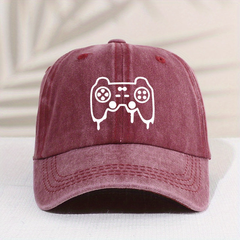 Vintage Game Console Distressed Cap Sun Protection