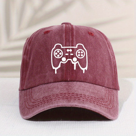 Vintage Game Console Distressed Cap Sun Protection