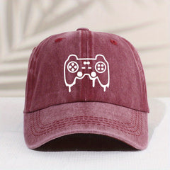 Vintage Game Console Distressed Cap Sun Protection