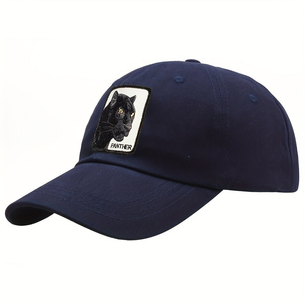 Hip Hop Leopard Embroidered Duck Cap Baseball Cap
