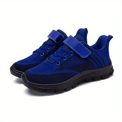 Kids Knit Sneakers with Fastener Athletic Shoes