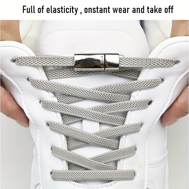 Magnetic Elastic No Tie Sneaker Laces - 1 Pair