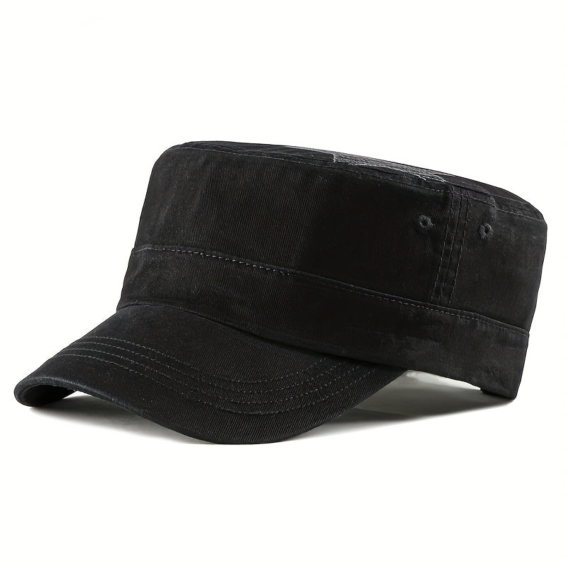 Vintage Flat Cap Breathable Baseball Duck Cap Sun Protection Hat