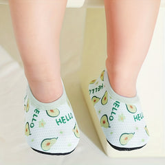 Non Slip Baby Girls Fruit Floor Socks for First Walking