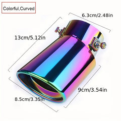 Universal Car Exhaust Tip Stainless Steel Auto Muffler Tail Pipe Car Accessories