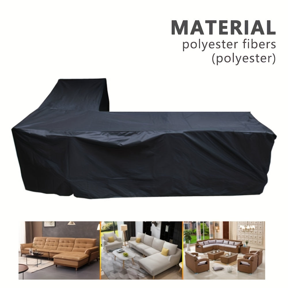 Outdoor L Shape Furniture Cover - Sunscreen Sofa Protector