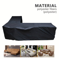 Outdoor L Shape Furniture Cover - Sunscreen Sofa Protector