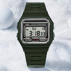 Luminous Square Electronic Outdoor Sports Watch for Boys