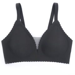 Solid Seamless Push Up Bra for Women