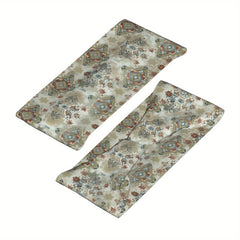 Men's Boho Vintage Headband Non Slip Hairband Beige Brown Red Gray Teal Orange