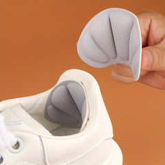 1pair Sneaker Heel Stickers Self-adhesive Half size, Small Shoe Heel Grips