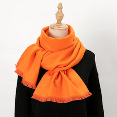 Men's Solid Scarf for Autumn and Winter