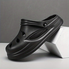 Men's Lightweight Comfy Clogs Hollow Out Non Slip Garden Shoes Summer