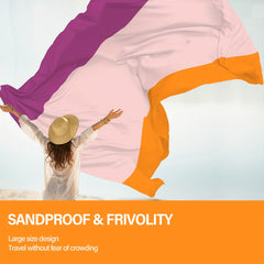 Large Beach Blanket Waterproof Sandproof Lightweight Mat