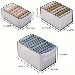 Foldable Underwear Drawer Storage Box Space Saving Organizer