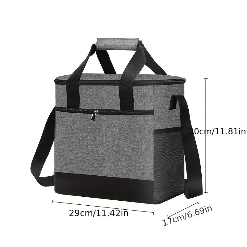 15L Insulated Lunch Bag Leakproof Lunch Box for Office Work School Picn