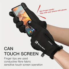 Winter Sports Velvet Warm Gloves Touch Screen Coldproof Ski Cycling Outdoor Glov