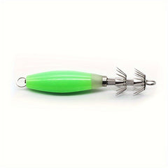 1pc Stainless Steel Luminous Squid Hook Night Light Octopus Hook Sea Fishing Acc