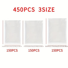 Vacuum Sealing Bags 300-600pcs, Food Storage BPA Bags