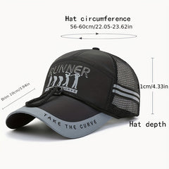 Classic Baseball Cap Summer Gauze Fishing Cap With Chin Fixed Rope