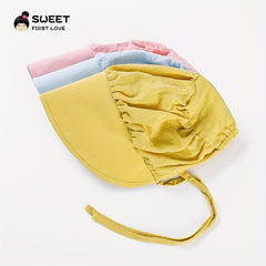 Kids Drawstring Foldable Sun Hat Lightweight Visor Cap