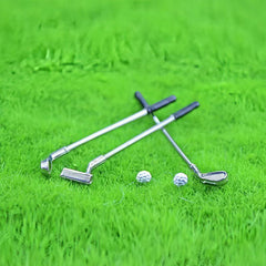5 Mini Golf Ball Doll House Miniatures Alloy Decoration Collectors