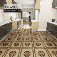1pc Self-adhesive PVC Floor Sticker - Home Decor