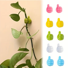 10pcs Mixed Color Cable Storage Rack Self Adhesive Mini Hook Car Interior